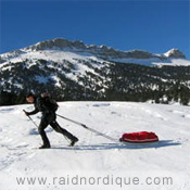 Ski pulka raid nordique Vercors, Régis Cahn