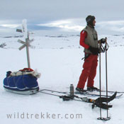 Expédition Pulka Wildtrekker Christophe Castillon