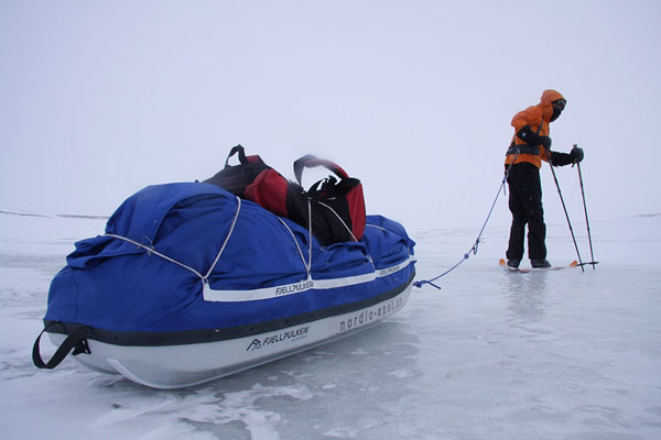 expédition ski pulka en Islande
